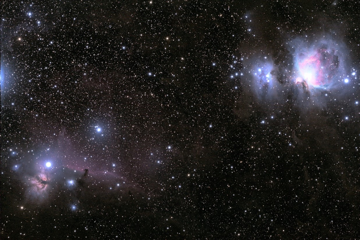 洪仕良-M42 火鳥星雲 & IC434 馬頭星雲